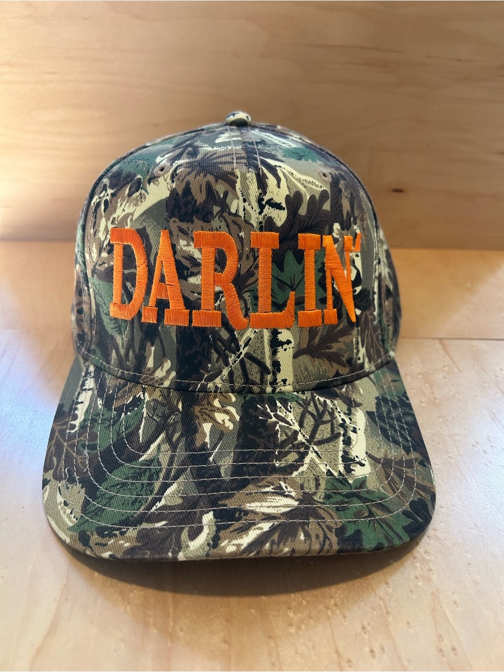 Darlin' Embroidered Camouflage Adjustable
Cap